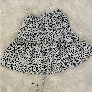 cow print skirt